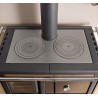 Cuisiniere a bois Rosa XXL Plaque de cuisson de marque NORDICA EXTRAFLAMME
