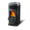 Poele a bois SUPER JUNIOR Acier Emaillé Noir Anthracite par NORDICA EXTRAFLAME