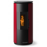 Poele a granules LEIRE Métal Rouge par CS THERMOS