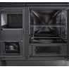 Cuisinière à bois MILLY Finition NORDICA Extraflame Céramique Elégance Blanc Infinity