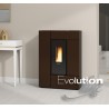 Poêle à granulés étanche Gabriella Plus Finition NORDICA Extraflame Acier - Bronze