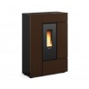 Poêle à granulés étanche Gabriella Plus Finition NORDICA Extraflame Acier - Bronze