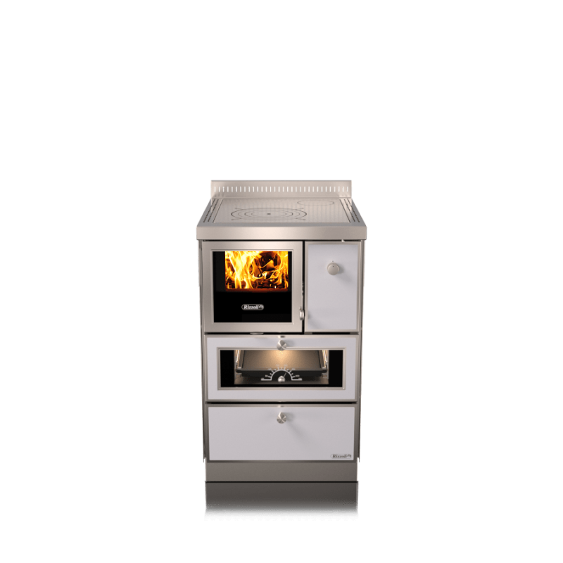 Cuisinière à bois RNVE 50  Variant RIZZOLI Variant Blanc