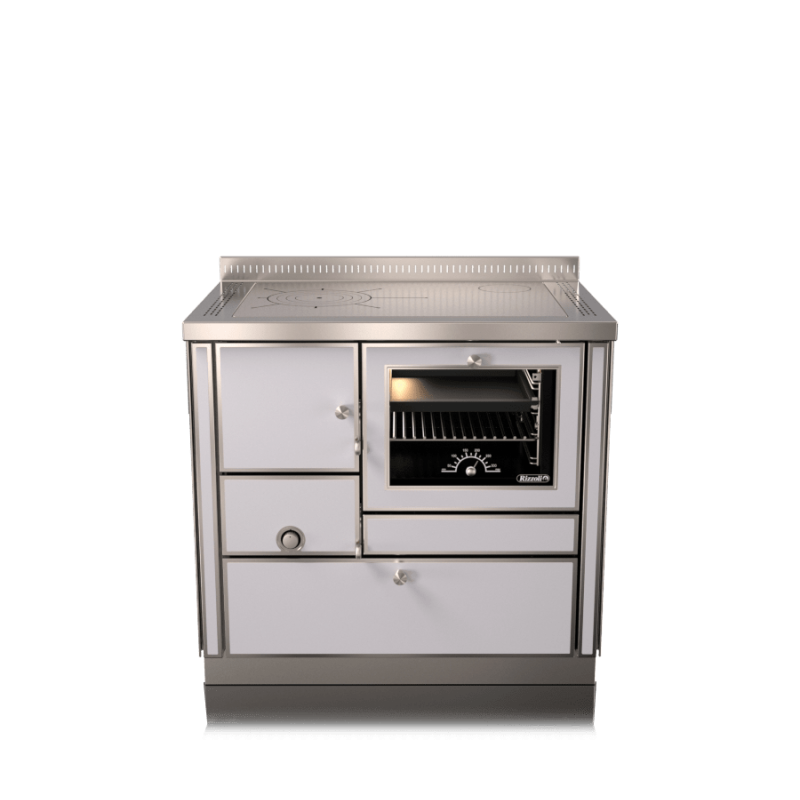Cuisinière à bois RI 90 avec four Variant RIZZOLI Variant Blanc
