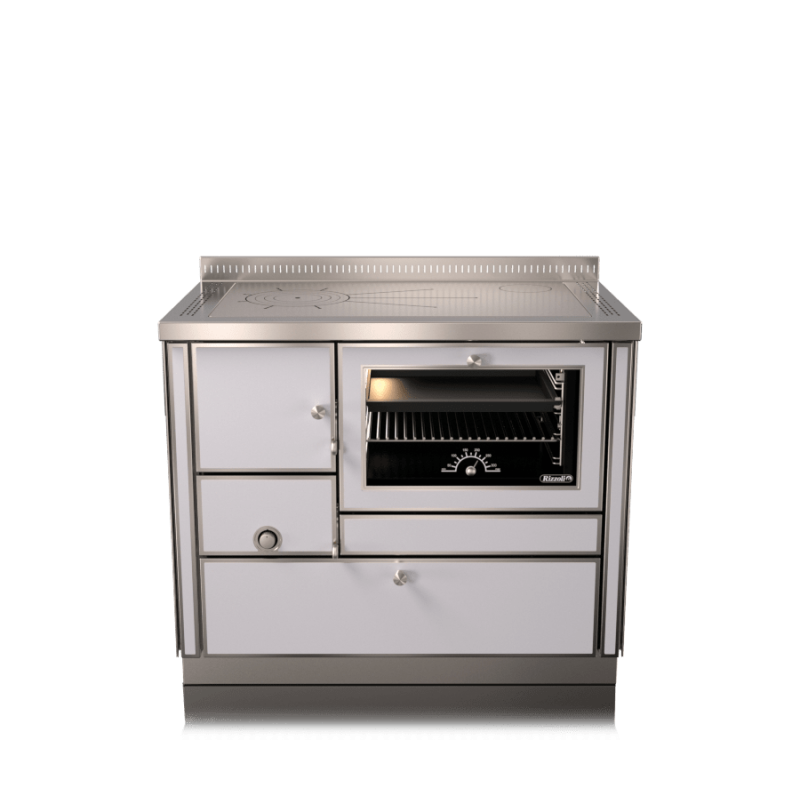 Cuisinière à bois RI 100 avec four RIZZOLI Standard Noir