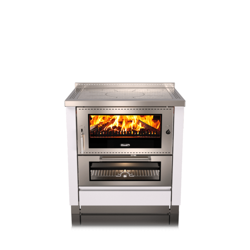 Cuisinière à bois MZ 80 RIZZOLI Standard Noir
