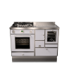 Cuisinière à bois RE 120 Variant combi avec four RIZZOLI Variant Blanc