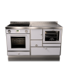 Cuisinière à bois RE 140 Variant combi avec four RIZZOLI Variant Blanc