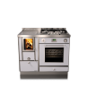 Cuisinière à bois RVE 100 Variant combi sans four RIZZOLI Variant Blanc