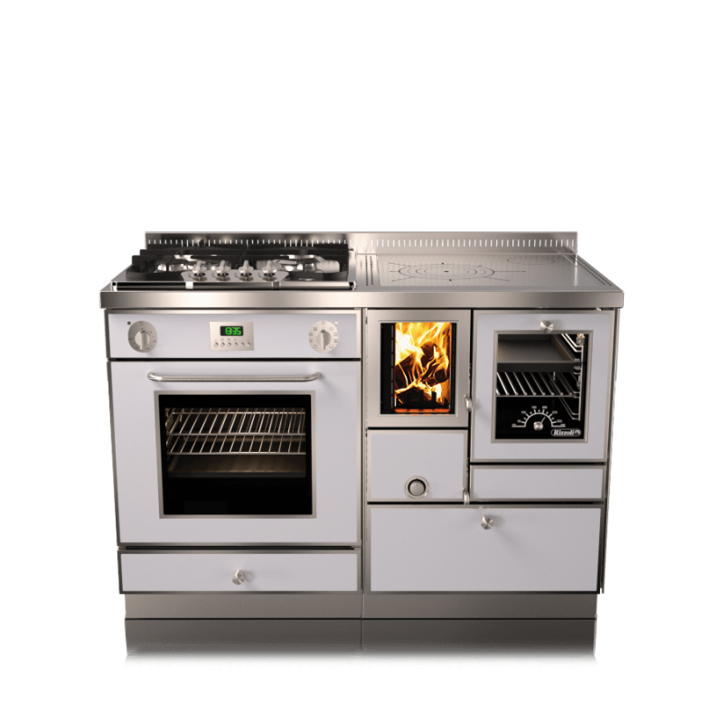 Cuisinière à bois RVE 120 Epoka  combi avec four RIZZOLI Epoka P14