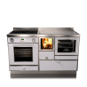Cuisinière à bois RVE 140 combi avec four RIZZOLI Standard Noir