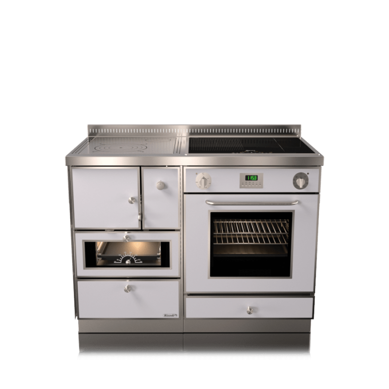 Cuisinière à bois RNE 110 combi RIZZOLI Standard Noir