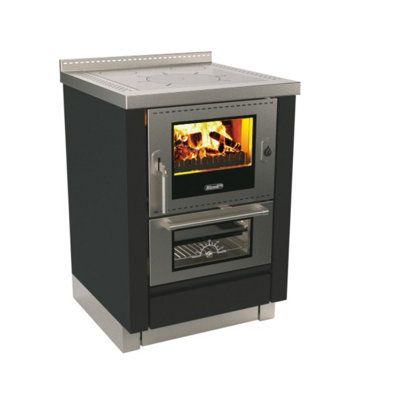 Cuisinière à bois Série MZ 60 RIZZOLI Standard Noir