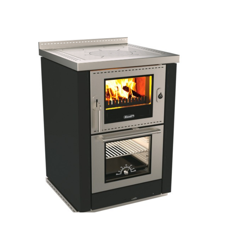 Cuisinière à bois  ML 60 Standard Noir RIZZOLI Standard Noir