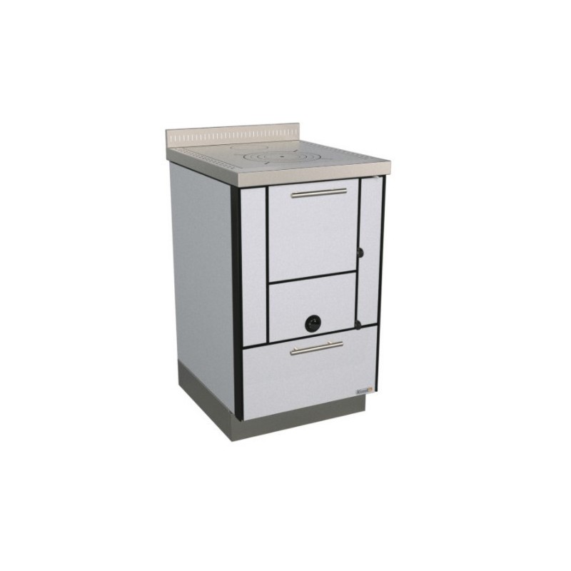 Cuisinière à bois RE 50 sans four RIZZOLI Standard Noir