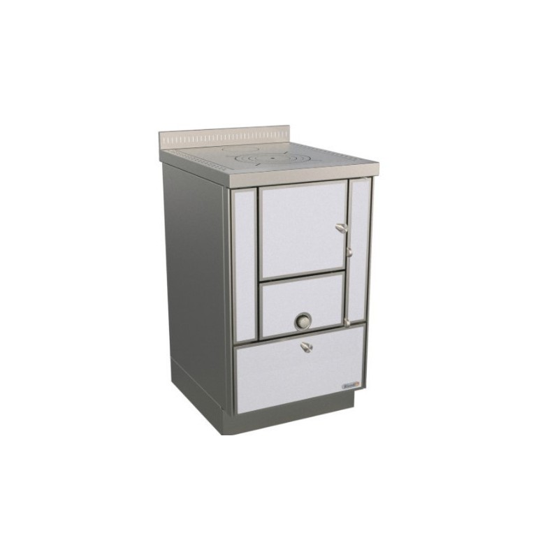 Cuisinière à bois RE 50  Variant sans four RIZZOLI Variant Blanc