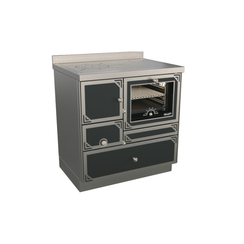 Cuisinière à bois RE 80 Epoka avec four RIZZOLI Epoka P14