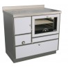 Cuisinière à bois RE 90 Variant avec four RIZZOLI Variant Blanc