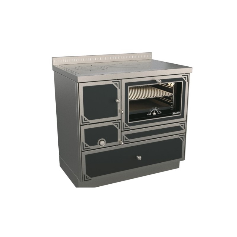 Cuisinière à bois RE 90 Epoka avec four RIZZOLI Epoka P14