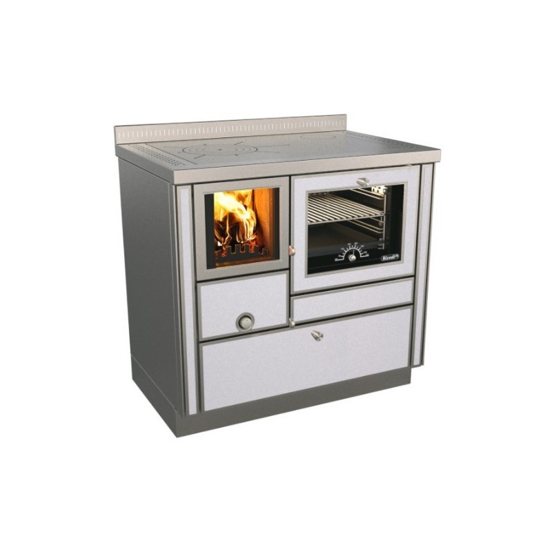 Cuisinière à bois RVI 90 Variant avec four RIZZOLI Variant Blanc