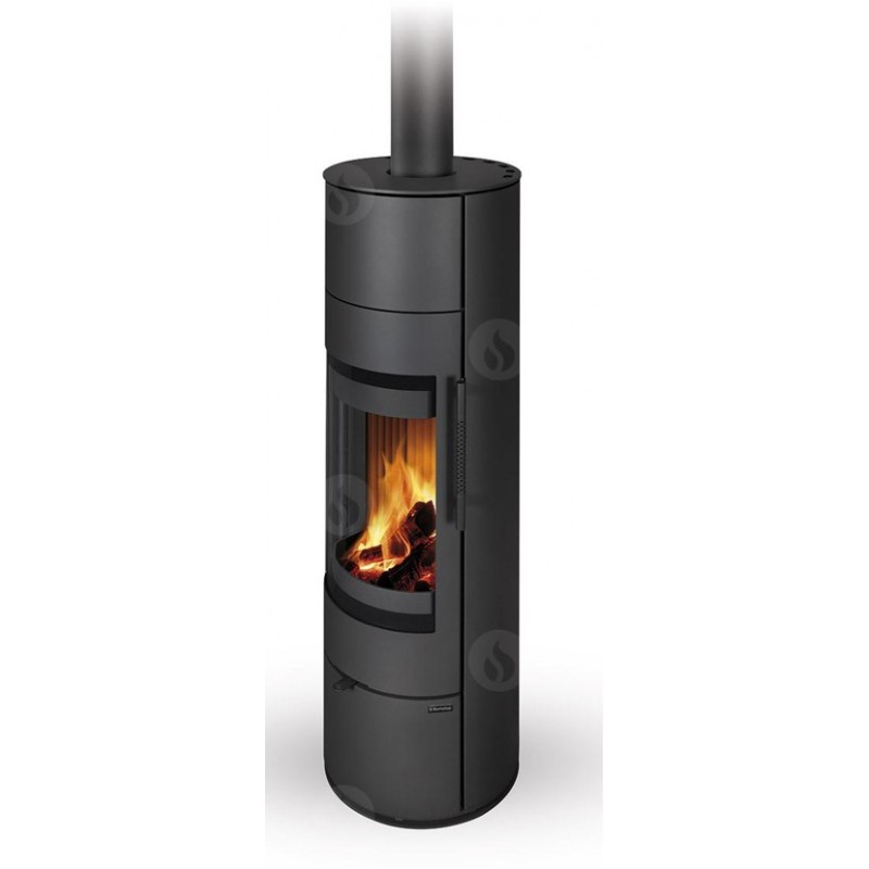 Poêle à bois ALEA ACCUM pivotant 360° Finition ROMOTOP poêle à bois Acier