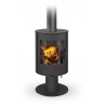 Poêle à bois EVORA T pivotant 360° Finition ROMOTOP poêle à bois Acier