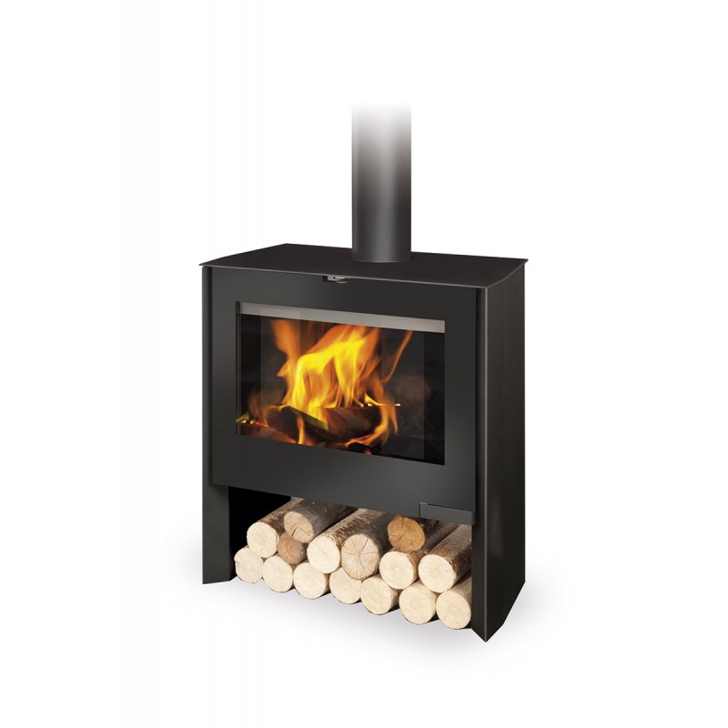 Poêle à bois RIANO bûches de 50 cm Finition ROMOTOP poêle à bois Acier
