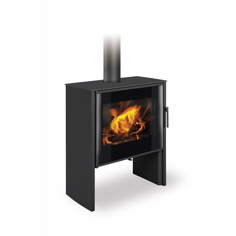 Poêle à bois bûches de 50 cm RIANO N Finition ROMOTOP poêle à bois Acier