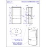 Poêle à bois OVALIS G Finition ROMOTOP poêle à bois Acier