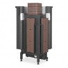 Foyer porte latérale IMPRESSION L 2G S 71.60.34.21 - Angle à gauche (ou droite) - Chamotte crème