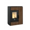 Poêle mixte MARGARET Finition NORDICA Extraflame Gres Corten