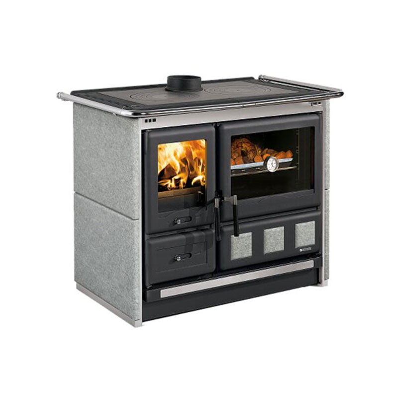 Cuisinière à bois Rosa XXL 5.0 - Petra Finition NORDICA Extraflame Pierre Naturelle