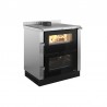 Cuisinière à bois VERONA XXL Finition NORDICA Extraflame Inox