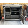 Cuisinière à bois Rosa XXL 5.0 - STEEL Finition NORDICA Extraflame Noir antracite