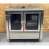 Cuisinière à bois Venezia encastrable Finition NORDICA Extraflame Inox