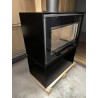 Poêle à bois LORIUM 75 FREE BOX bûches de 50 cm FINITION LORIUM Vitre en façade