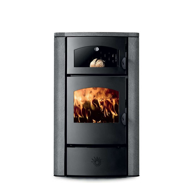 Poêle à bois ALICE four Finition CS THERMOS Pierre Ollaire