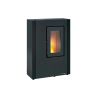 LUISELLA 5.0 MAXI – Poêle à granulés à grande autonomie Finition NORDICA Extraflame Acier Noir