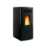 KETTY 5.0 – Poêle à granulés compact et performant Finition NORDICA Extraflame Acier Noir Anthracite