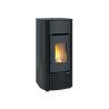 MARIELLA – Poêle à granulés en fonte performant Finition NORDICA Extraflame Acier Noir