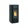 MARIELLA PLUS – Poêle à granulés canalisable en fonte Finition NORDICA Extraflame Acier Noir