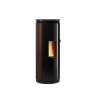 PAMELA STEEL – Poêle à granulés en acier performant Finition NORDICA Extraflame Acier - Bronze