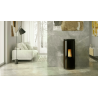 PAMELA STEEL – Poêle à granulés en acier performant Finition NORDICA Extraflame Acier - Bronze