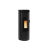 AMIKA EVO – Poêle à granulés moderne et performant Finition NORDICA Extraflame Acier Noir