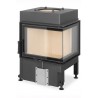 DYNAMIC R 3G S 55.44.42.21 – Insert à bois d'angle droit MAMMOTH Finition ROMOTOP poêle à bois Foyer DYNAMIC : Sans accumulation avec l'échangeur