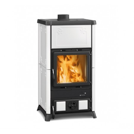 Poele a bois FEDORA Céramique Blanc Infinity par NORDICA EXTRAFLAME