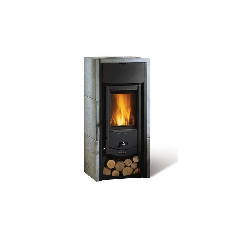 Poele a bois ASIA BII Pierre naturelle par NORDICA EXTRAFLAME