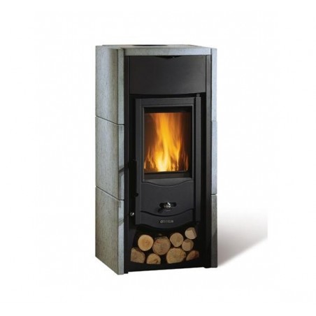 Poele a bois ASIA BII Pierre naturelle par NORDICA EXTRAFLAME