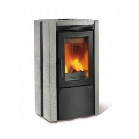 Poele a bois ESTER BII Pierre naturelle par NORDICA EXTRAFLAME